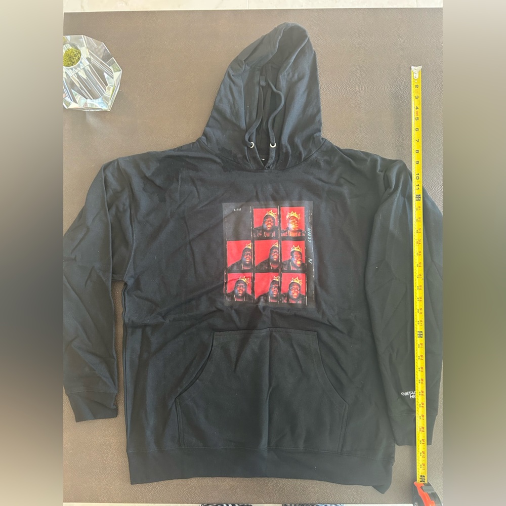 Black Graphic Hoodie - Notorious B.I.G. Collab with Contact High Hip Hop